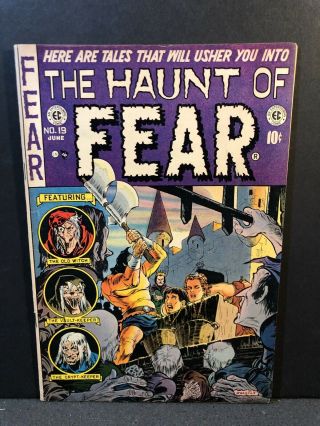 Haunt Of Fear 19 Fn 6.  0 Ec Comics Jun 1953 Precode Horror Featured In Soti Key