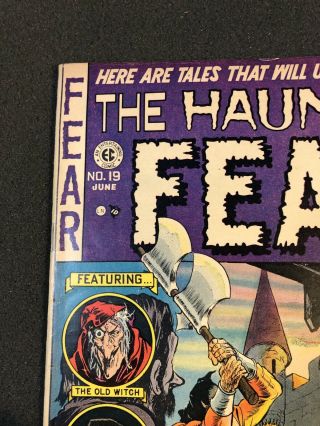 Haunt of Fear 19 FN 6.  0 EC Comics Jun 1953 PRECODE HORROR Featured In SOTI KEY 3