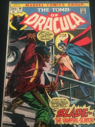 Tomb Of Dracula 10 First Appearance Of Blade