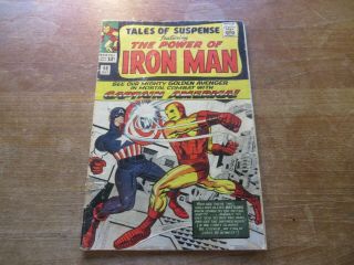 Tales Of Suspense 58 Key Classic Captain America Vs Iron Man 2nd Kraven Hunter