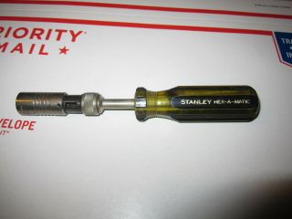 Vintage Stanley Tools No.  66 - 525 Hex - A - Matic Driver In Good Condtion