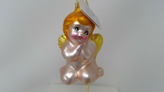 Christopher Radko Ornament W/tag - Baby Angel 96 - 003 - 0