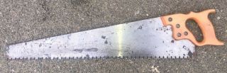 Vintage Collectable E T Roberts & Lee 22 " Carpenters Cross Cut Saw