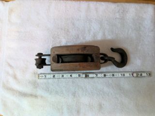 Antique/ Vintage Barn Hook And Pulley