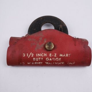 E - Z Mark Butt Gage 3 - 1/2 " Hinge Profile Cutter Vintage Made In Usa
