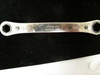 Vintage Snap On R1618sa Ratcheting Wrench 1/2 - 9/16