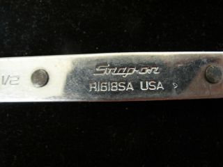 Vintage Snap On R1618SA Ratcheting Wrench 1/2 - 9/16 2
