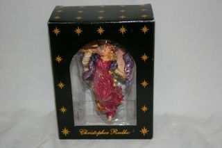 Christopher Radko Angel Of Harmony 2001 Christmas Ornament Box