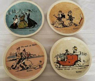 Norman Rockwell Collectible Plates - Rockwell On Tour - Newell Pottery Co.  -