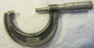 Vintage J.  T.  Slocomb Company Micrometer 1 - 2 " Inch Machinist Measure Tool