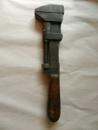 Vintage 12.  5 " H.  D.  Smith & Co.  Perfect Handle Adjustable Nut Wrench