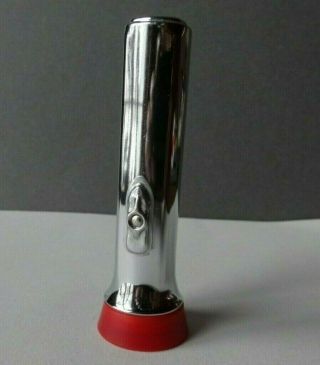 Vintage Eveready Mini,  Minature,  Pocket Flashlight,  Red Lens Cap,  Single Aa