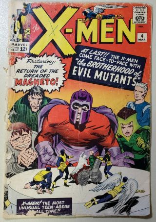X - Men 4 1st Scarlet Witch,  Quicksilver,  Toad And Mastermind