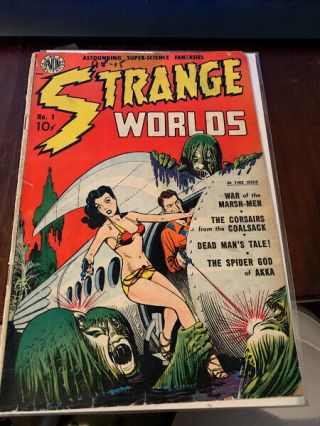 Strange Worlds No.  1 1950 Avon Publications