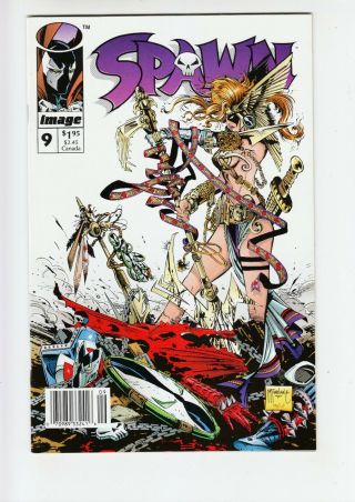 Spawn 9 1st Angela Newsstand Variant Very Hard To Find [image] Nm,