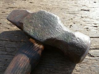 4 Lb.  3 Oz.  Blacksmith/anvil/forge Straight Pein Hammer