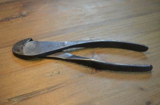 Vintage Channellock Diagonal Side Cutting Pliers Jaw No.  337 U.  S.  A.  Tool