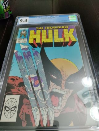 Incredible Hulk 340 Cgc 9.  4 White Pages