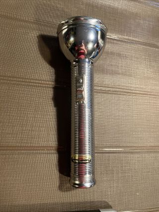 Vintage Ray - O - Vac Sportsman 9½ " Flashlight & Made In The Usa