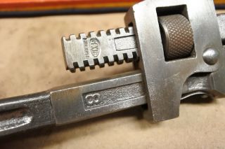 Vintage Pexto 8” Pipe Wrench 3