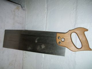 Vintage Warranted Superior Miter Saw 16 Inch Blade Shape