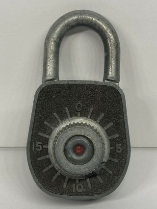 Vintage Gougler Keyless Lock Co.  Padlock No Combination - Kent,  Ohio