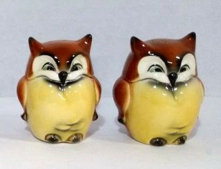 Goebel Owl Salt & Pepper Shakers - Porcelain