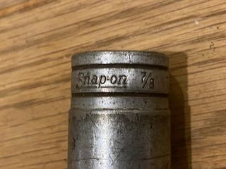 Vintage Snap On Tw281 1/2” Drive 7/8” Shallow Socket 6 Point 1954 Usa