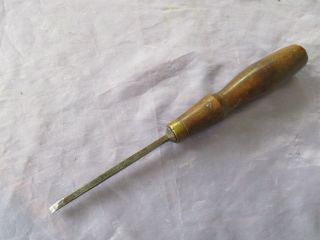 Vintage Early Spear & Jackson 1/8 " Wide Carving Chisel