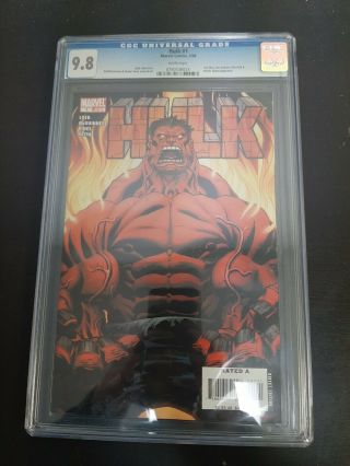 Comic Book 2008 Red Hulk Cgc 9.  8 Graded