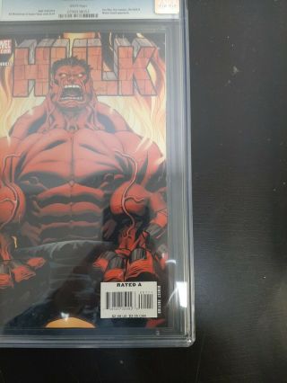 Comic Book 2008 Red Hulk CGC 9.  8 Graded 4