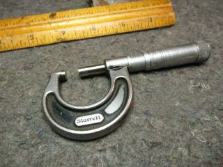 Vintage Micrometer/the L.  S.  Starrett Co.  436 1 " Micrometer/nice Tool