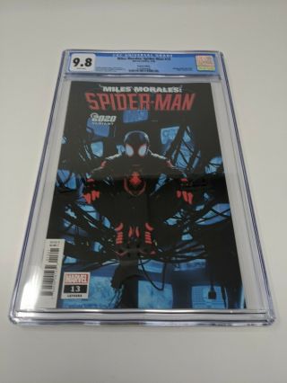 Miles Morales Spider - Man 13 Rahzahh 2020 Variant Cgc 9.  8