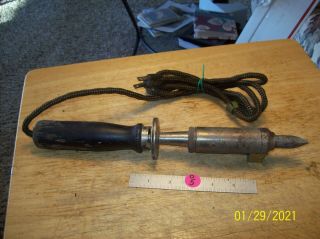 Vintage Soldering Iron American Electrical Heater Co.  Detroit G.  W.  C.