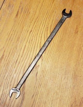 Vintage Craftsman No.  1 Tappet Wrench - V - Series Open End 3\8 " X 7\16 "