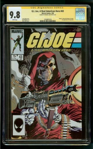 G.  I.  Joe 43 Cgc 9.  8 Ss Signed By Zeck White Pages