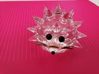 Swarovski Crystal Figurines " Large Hedgehog ",  Box.