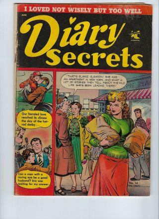 Diary Secrets 14 St.  John 3.  5 Vg - 1952 Matt Baker