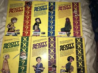 Scott Pilgrim - Full Color Hardcovers - COMPLETE SET - Volumes 1 - 6 - Oni Press 2