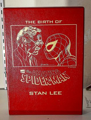 Birth Of The Spiderman Box Set Stan Lee Cd Marvel Comics 1997 Ring M