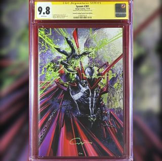 Spawn 301 Crain Virgin Variant Cover Cgc 9.  8 Ss Signed By Clayton Crain