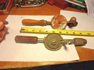 4e - 2 Vintage Egg Beater Hand Drill - X - Acto And Unknown