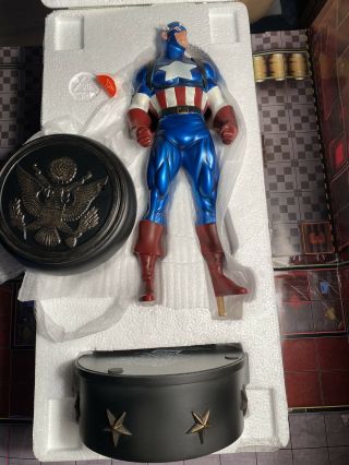 Bowen Designs Captain America Metallic Full Sized Statue 183/1165