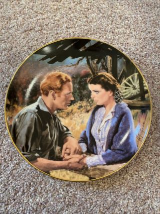 W.  S.  George Gone With The Wind “scarlett And Ashley After The War” Plate (p80)