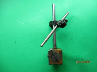 Vintage Enco On - Off Magnetic Base V Block Machinist Tool Holder