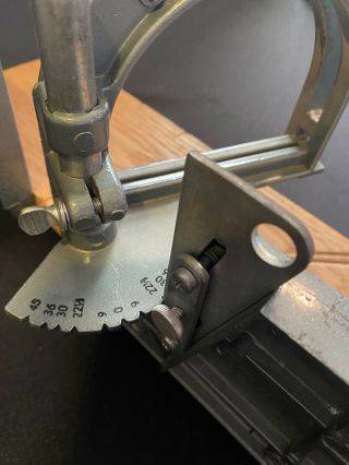 Vintage Craftsman Miter Saw Guide Woodworking Tool Model 881 - 3634 Miter Box