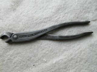 Vintage Blue Bird No.  11 Battery Terminal Forged Pliers Made In Usa