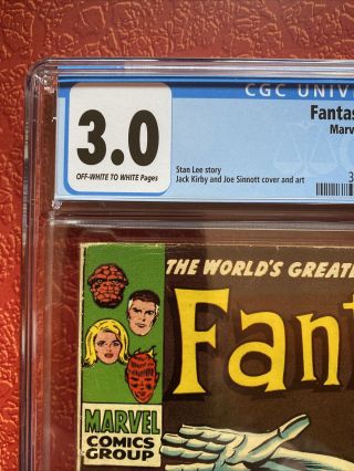 Fantastic Four 50 CGC 3.  0 OW/W Pages 2