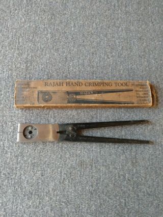 Vintage Rajah Hand Crimping Tool