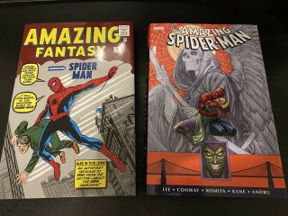 Spider - Man Omnibus Volume 1 And 4 Marvel Comics Hc Stan Lee